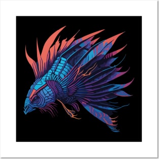 Lion-fish - Colorful Sea Fish Posters and Art